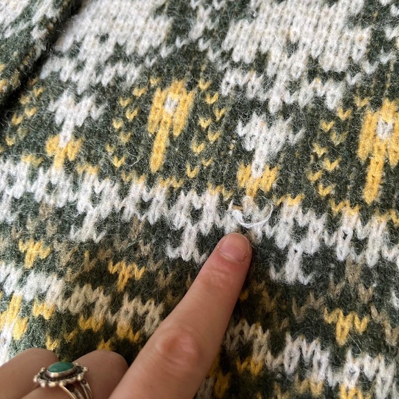 Vintage 1960’s Sears Roebuck union made in USA v neck sweater - Picture 6 of 7